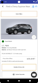 Télécharger Chevrolet Equinox Voitures et transports pour Android Capture d'écran 3
