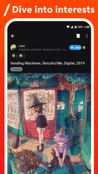 Télécharger Reddit Actualités et magazines pour Android Capture d'écran 3