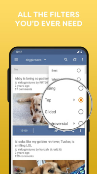 Télécharger BaconReader for Reddit Actualités et magazines pour Android Capture d'écran 6