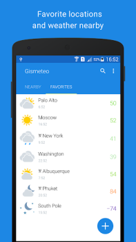 Télécharger Gismeteo Météo pour Android Capture d'écran 4