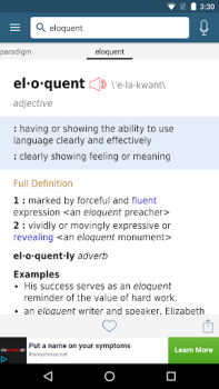Télécharger Dictionary - Merriam-Webster Éducation pour Android Capture d'écran 2