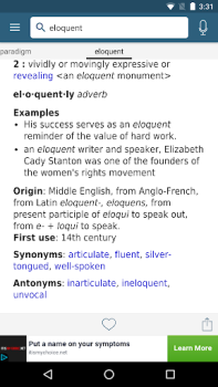 Télécharger Dictionary - Merriam-Webster Éducation pour Android Capture d'écran 3
