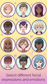 Télécharger Créateur d'avatar anime Personnalisation pour Android Capture d'écran 2