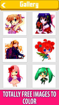 Télécharger Anime Manga Pixel Art Coloring Divertissement pour Android