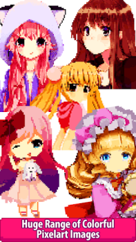 Télécharger Anime Manga Pixel Art Coloring Divertissement pour Android Capture d'écran 2