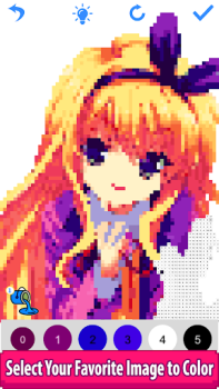 Télécharger Anime Manga Pixel Art Coloring Divertissement pour Android Capture d'écran 3