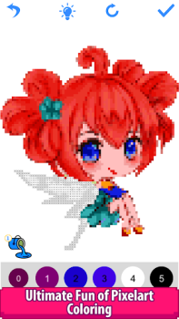 Télécharger Anime Manga Pixel Art Coloring Divertissement pour Android Capture d'écran 7