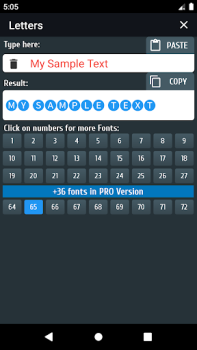 Télécharger Cool text and symbols Outils pour Android Capture d'écran 3