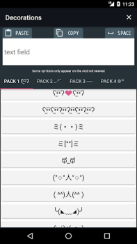 Télécharger Cool text and symbols Outils pour Android Capture d'écran 6