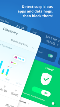 Télécharger GlassWire Data Usage Monitor Outils pour Android Capture d'écran 2