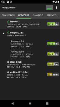 Télécharger WiFi Monitor: analyse réseau Outils pour Android Capture d'écran 3