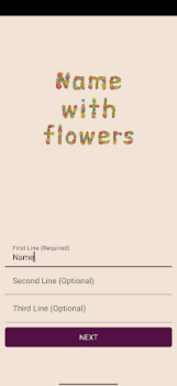 Télécharger Name With Flowers - Name Art Art et design pour Android Capture d'écran 5