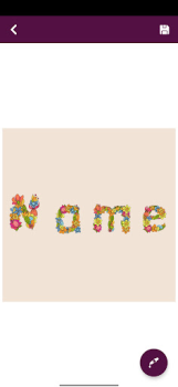 Télécharger Name With Flowers - Name Art Art et design pour Android Capture d'écran 6