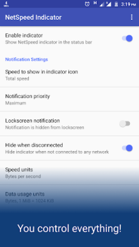 Télécharger NetSpeed Indicator Outils pour Android Capture d'écran 4