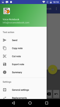 Télécharger Voice Notebook parole au texte Outils pour Android Capture d'écran 2