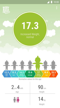 Télécharger BMI calculator for child Santé et forme physique pour Android Capture d'écran 5