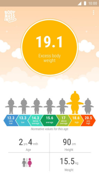 Télécharger BMI calculator for child Santé et forme physique pour Android Capture d'écran 6