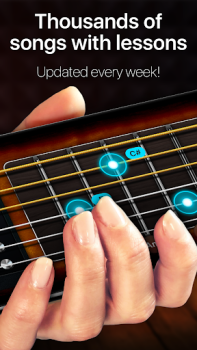 Télécharger Guitare - accords & tablatures Musique et audio pour Android Capture d'écran 2