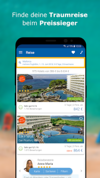 Télécharger CHECK24 Reisen Voyages pour Android Capture d'écran 2