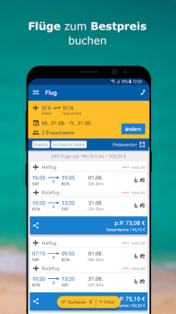 Télécharger CHECK24 Reisen Voyages pour Android Capture d'écran 5