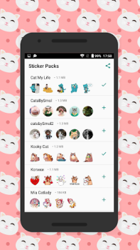 Télécharger Cats stickers Divertissement pour Android Capture d'écran 7