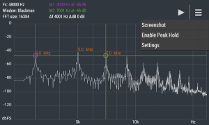 Télécharger Advanced Spectrum Analyzer PRO Musique et audio pour Android Capture d'écran 2