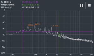 Télécharger Advanced Spectrum Analyzer PRO Musique et audio pour Android Capture d'écran 6