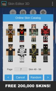 Télécharger Skin Editor 3D for Minecraft Outils pour Android Capture d'écran 2