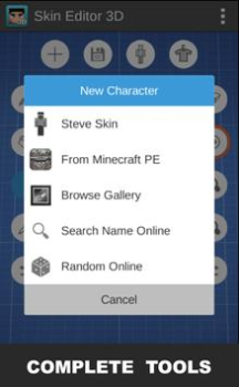 Télécharger Skin Editor 3D for Minecraft Outils pour Android Capture d'écran 3