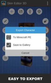 Télécharger Skin Editor 3D for Minecraft Outils pour Android Capture d'écran 5