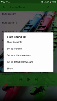 Télécharger Flute Sound Musique et audio pour Android Capture d'écran 2