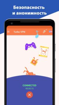 Télécharger Turbo VPN - Secure VPN Proxy Outils pour Android Capture d'écran 3