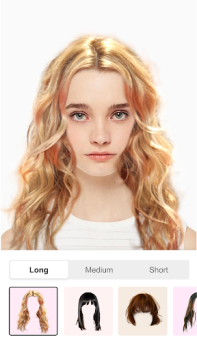Télécharger Hairstyle Try On Color Changer Beauté pour Android Capture d'écran 2