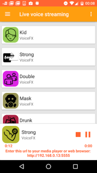 Télécharger VoiceFX - Changeur de Voix ave Divertissement pour Android Capture d'écran 6