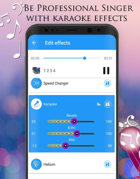 Télécharger Changeur de voix: Effets Audio Musique et audio pour Android Capture d'écran 5