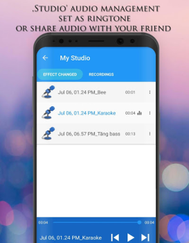 Télécharger Changeur de voix: Effets Audio Musique et audio pour Android Capture d'écran 6