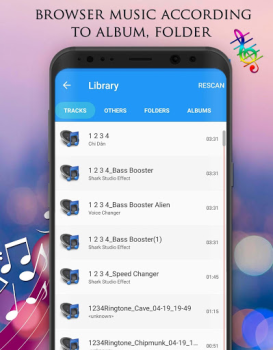 Télécharger Changeur de voix: Effets Audio Musique et audio pour Android Capture d'écran 7