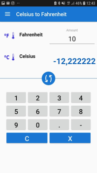 Télécharger Convertir Celsius Fahrenheit Météo pour Android Capture d'écran 2