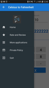 Télécharger Convertir Celsius Fahrenheit Météo pour Android Capture d'écran 3