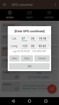 Télécharger Convertisseur GPS Outils pour Android Capture d'écran 6