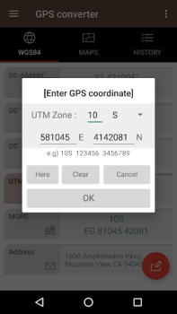 Télécharger Convertisseur GPS Outils pour Android Capture d'écran 7