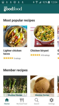 Télécharger Good Food: Recipe Finder Nourriture et boissons pour Android Capture d'écran 2