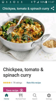 Télécharger Good Food: Recipe Finder Nourriture et boissons pour Android Capture d'écran 4