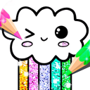 Télécharger Kawaii Coloring Book Glitter