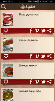 Télécharger Кулинарная книга. Рецепты Nourriture et boissons pour Android Capture d'écran 2