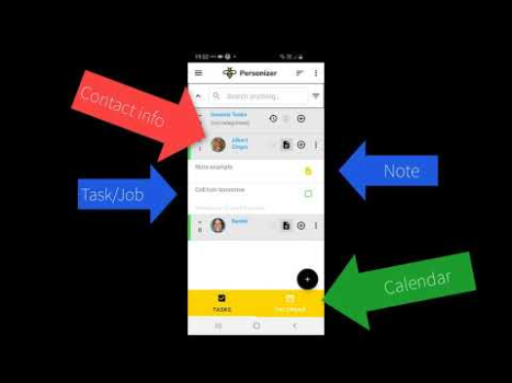 Télécharger Personizer - get organized Travail pour Android Capture d'écran 8