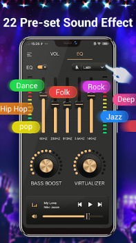 Télécharger Musique Equalizer Pro Musique et audio pour Android Capture d'écran 4