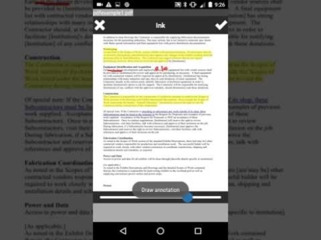 Télécharger AndroPDF Éditeur pour PDF Travail pour Android