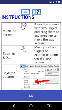 Télécharger AndroWriter Éditeur documents Travail pour Android Capture d'écran 3