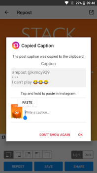 Télécharger Regram - Repost for Instagram Outils pour Android Capture d'écran 6